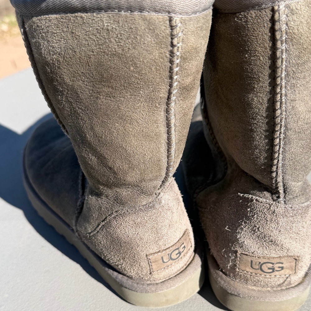 Grey UGG boots